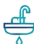 Handwashing sink icon