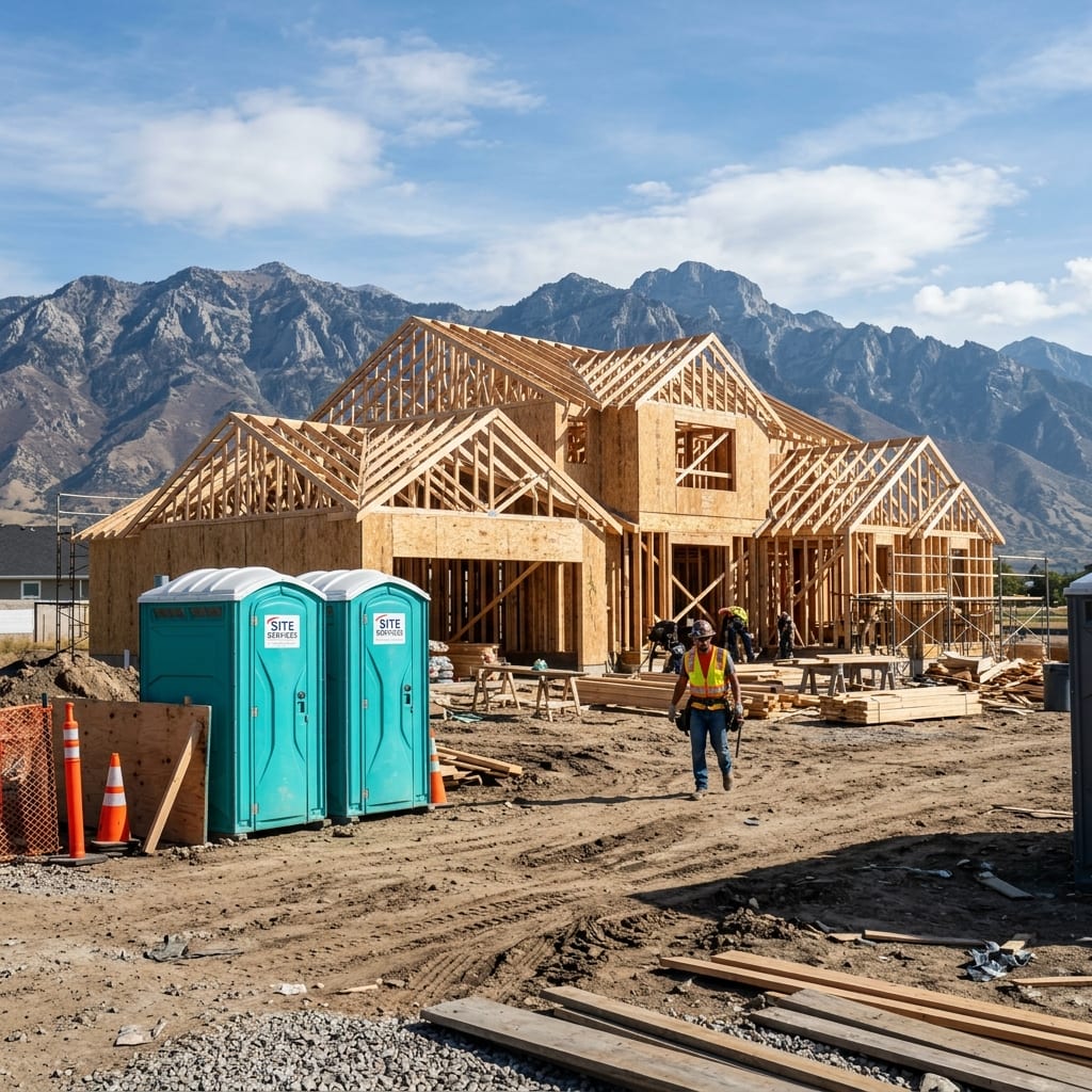 Construction Porta Potty Rental in California