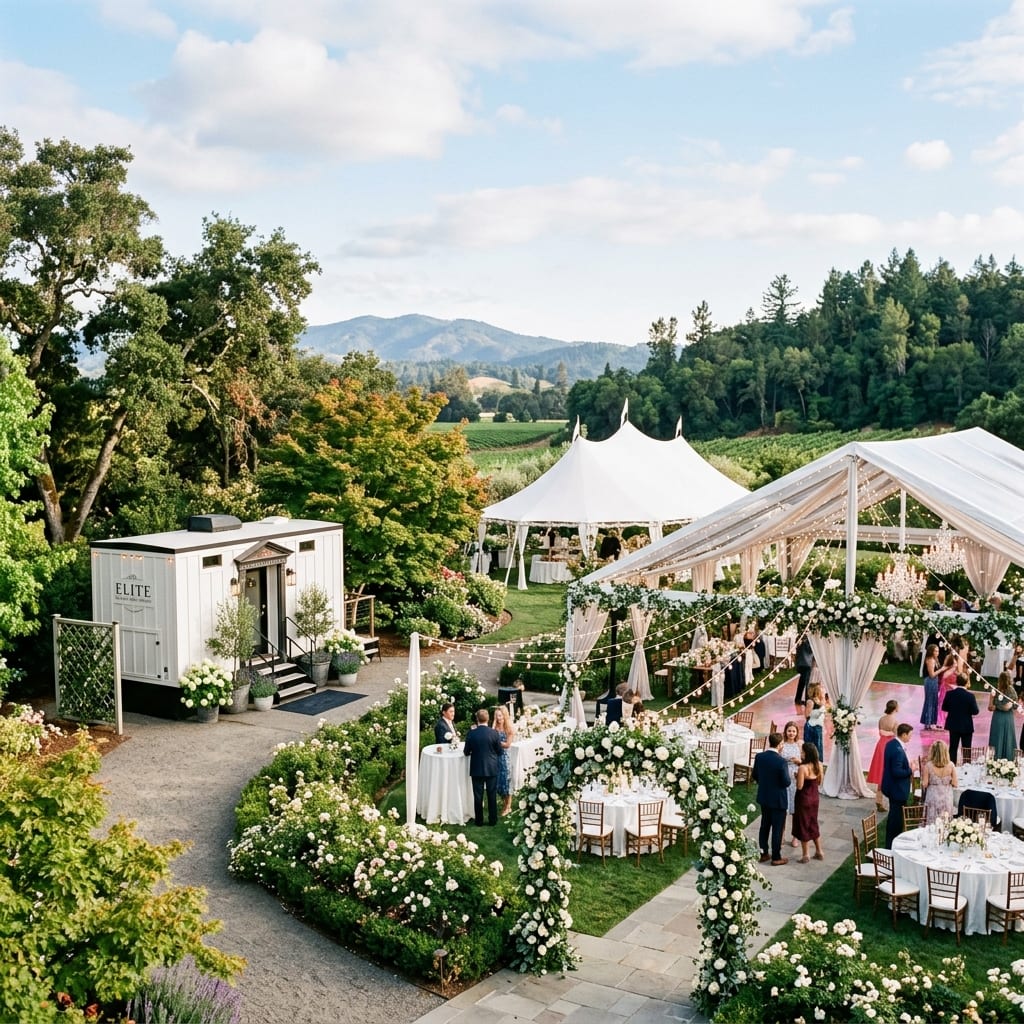 Wedding Restroom Rental in California